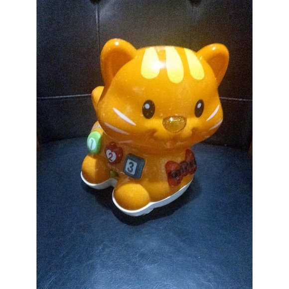 Vtech Catch Me Kitty Orange Cat Kitten Interactive Toddler Learning Toy - Picture 12 of 16
